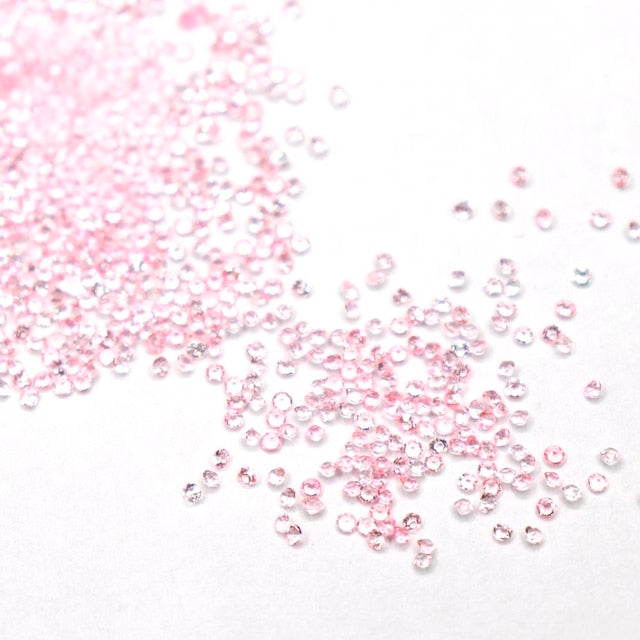 1.2 mm Pointed Back Faceted Rhinestone Gem Crystals