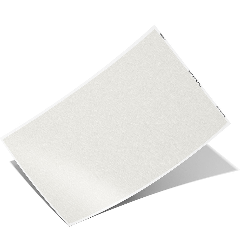 Light Gray Coffee House Linen - Dollhouse Wallpaper