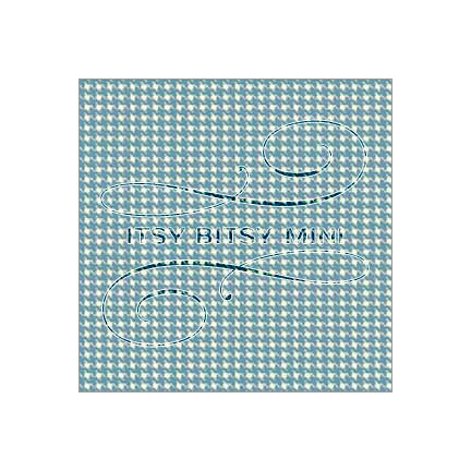 light blue hounds tooth dollhouse wallpaper #color_lightblue