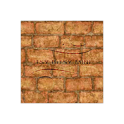 Reclaimed Brick - Dollhouse Wallpaper