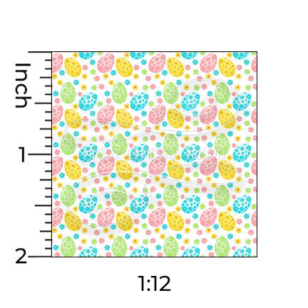 Easter Egg Toss - Dollhouse Wallpaper