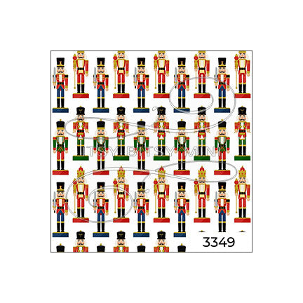 white toy soldier dollhouse wallpaper sample#color_white