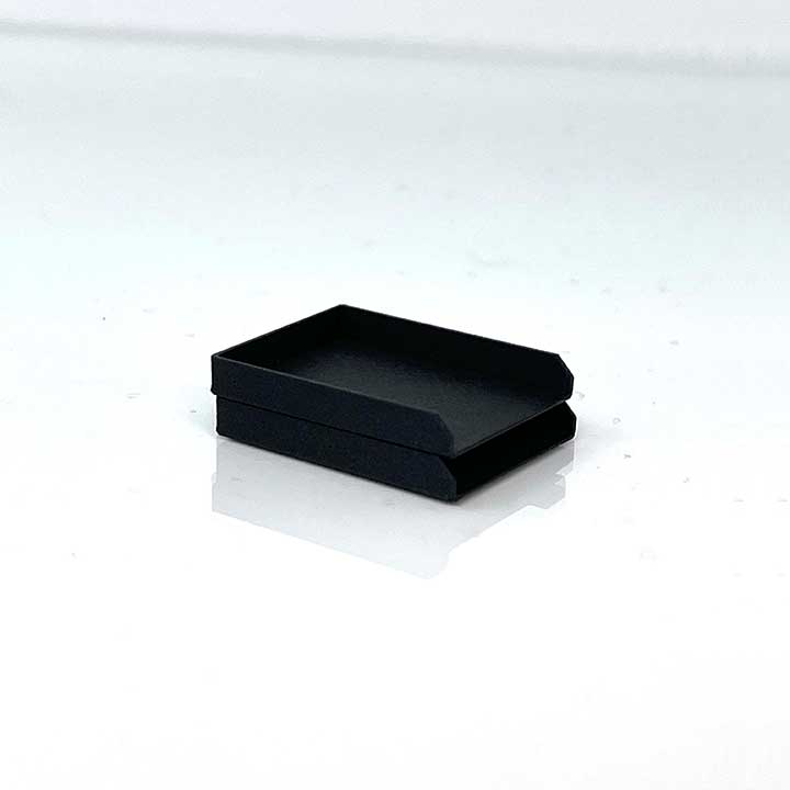 Paper Tray Set of 2 - Dollhouse Miniature - 1:12