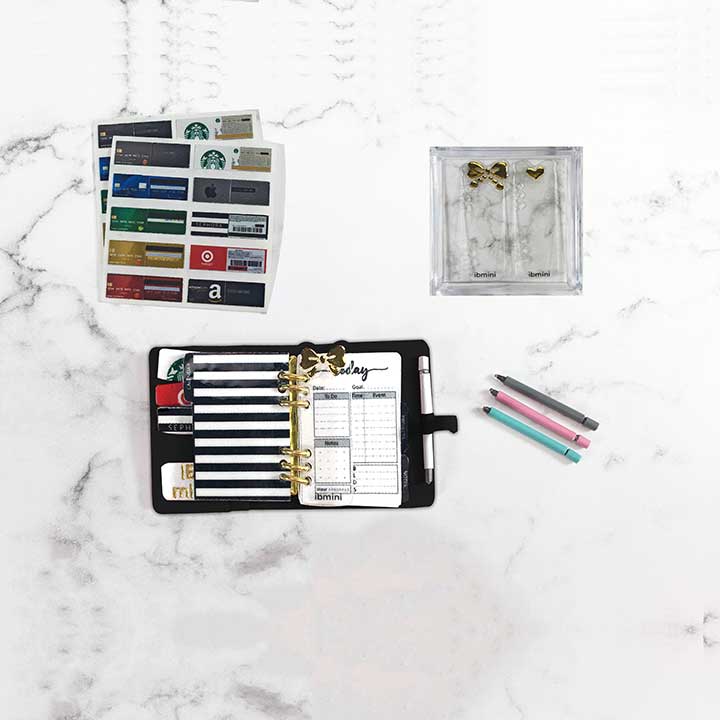 black dollhouse planner bundle#color_black
