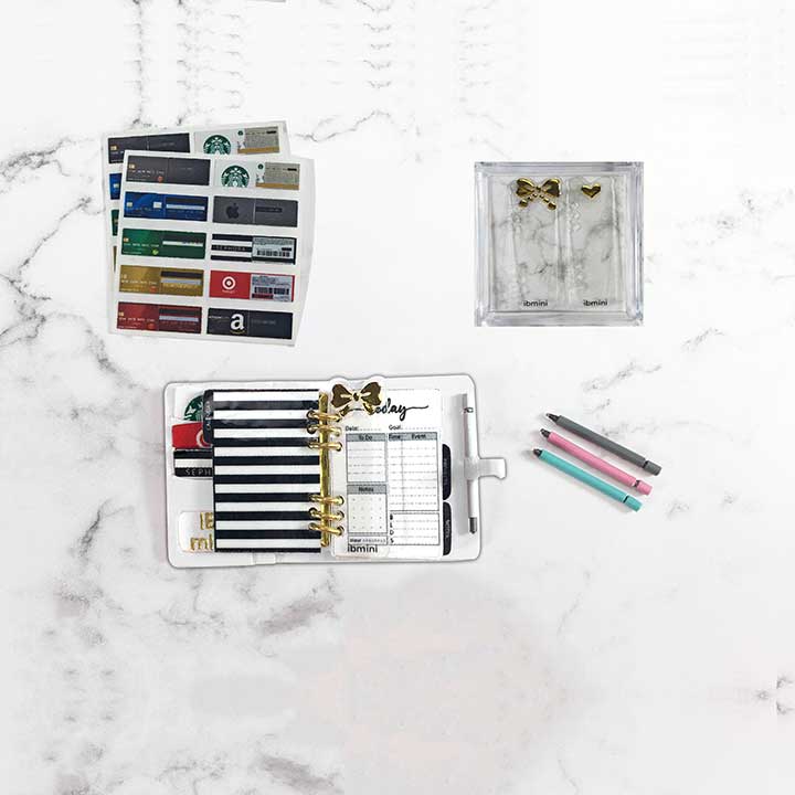 white dollhouse planner bundle#color_white
