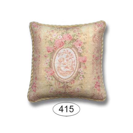 Vogel Toile Puppenhaus Kissen