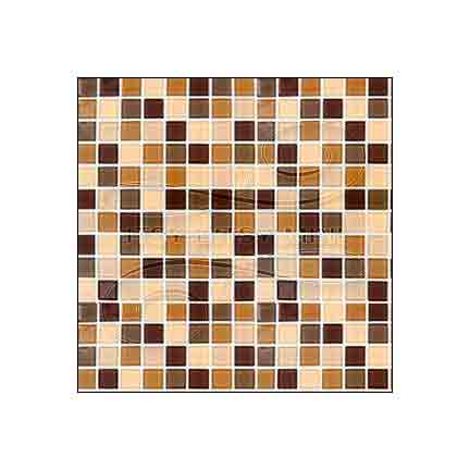 brown mosaic dollhouse wallpaper #color_brown