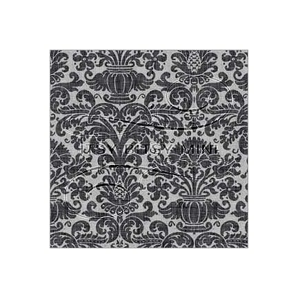 black-victorian-damask-dollhouse-wallpaper-swatch #color_black