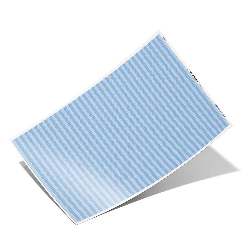 blue-linen-stripe-dollhouse-wallpaper-full-sheet #color_cornflowerblue