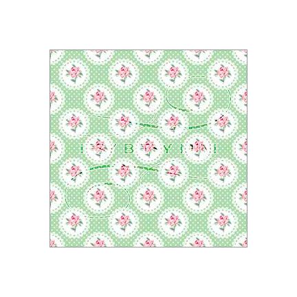 green-rose-dot-dollhouse-wallpaperblue-rose-dot-dollhouse-wallpaper #color_lightgreen