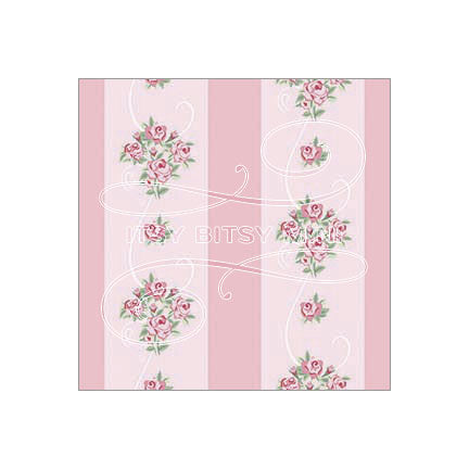 pink-rose-stripe-dollhouse-wallpaper #color_pink