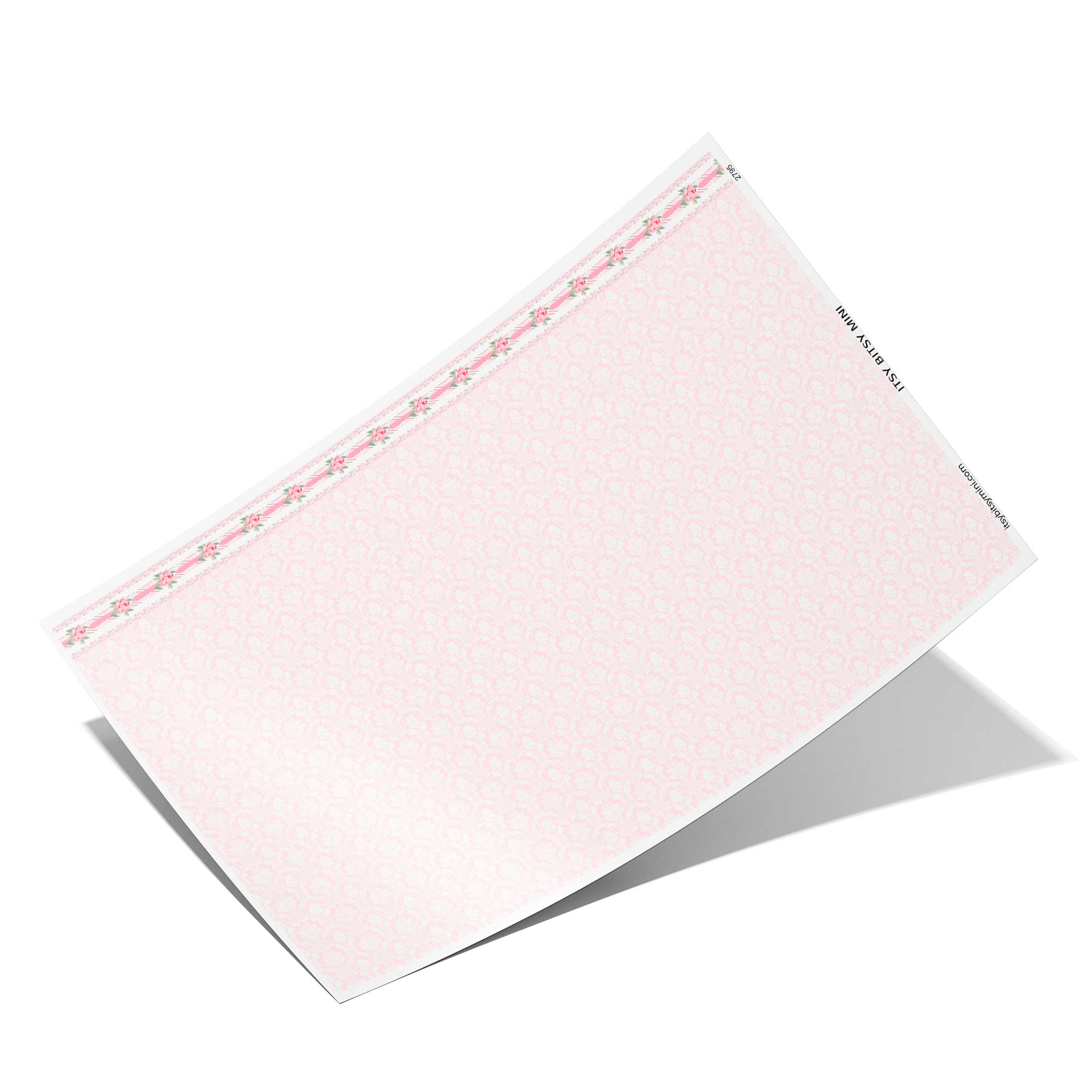 pink-damask-rose-border-dollhouse-wallpaper-sheet #color_pink