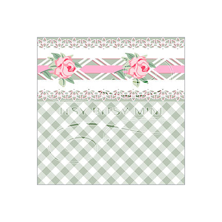 olive-diagonal-plaid-dollhouse-wallpaper-with-border #color_darkseagreen