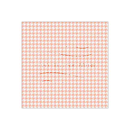 houndstooth-pattern-dollhouse-wallpaper-orange #color_lightsalmon