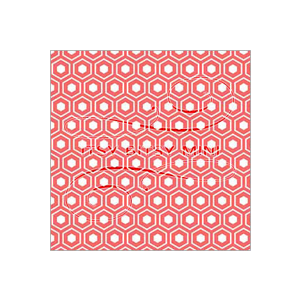 coral-pink-hexagon-tile-dollhouse-wallpaper#color_coral