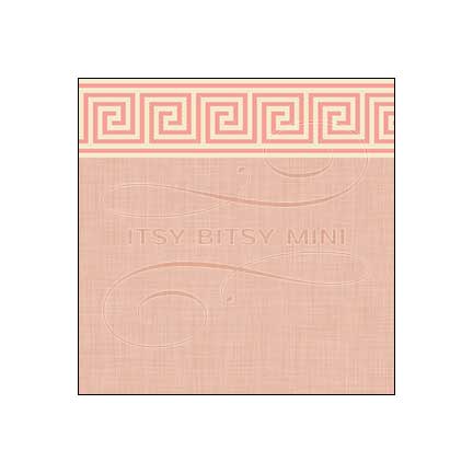 light-salmon-greek-key-border-dollhouse-wallpaper #color_lightsalmon