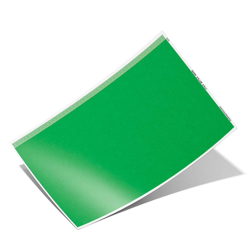 green-greek-key-border-dollhouse-wallpaper-sheet #color_green
