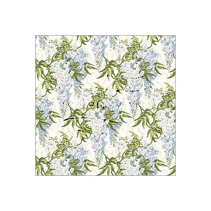 pale blue wisteria dollhouse wallpaper #color_cornflowerblue
