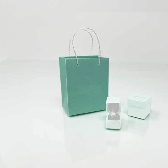 Tiffany Jewelry Shopping Bag and Ringbox | 1:6