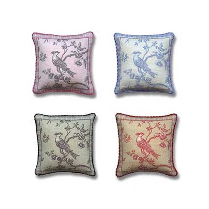 bird-dollhouse-miniature-pillow-set-pink-blue-red-black