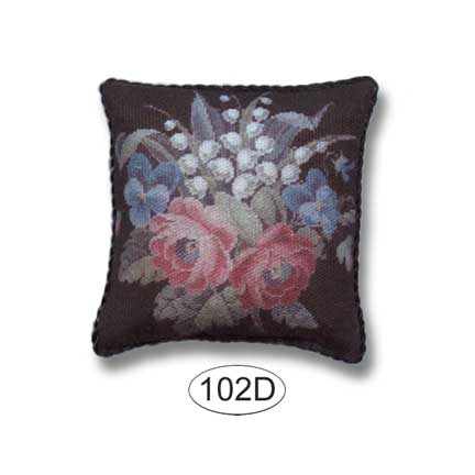 lily-of-the-valley-floral-on-black-background-needlepoint-dollhouse-miniature-pillow
