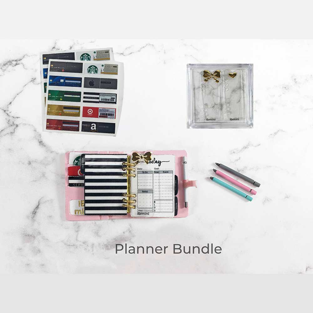 pink dollhouse planner bundle#color_pink