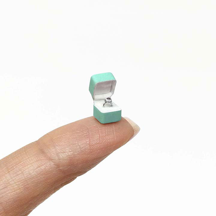 Engagement Ring in Jewelry Box