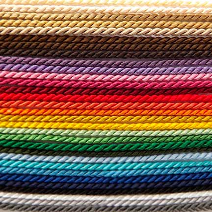 tiny twisted thread rainbow colorways