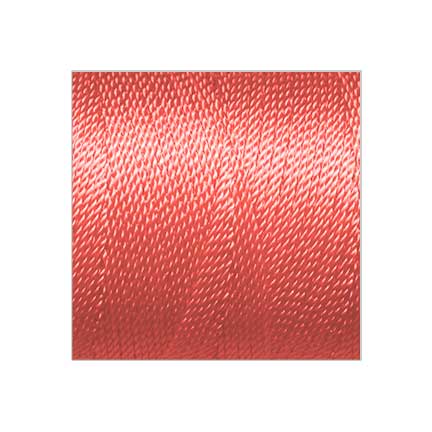 watermelon-orange-1mm-twisted-thread-trim #color_salmon
