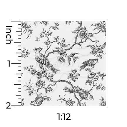 black-white-bird-toile-dollhouse-wallpaper-ruler