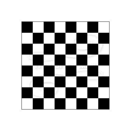 Black and White Check Tile - XSmall - Dollhouse Wallpaper