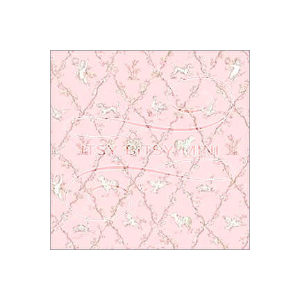 pink lauren trellis dollhouse wallpaper #color_pink