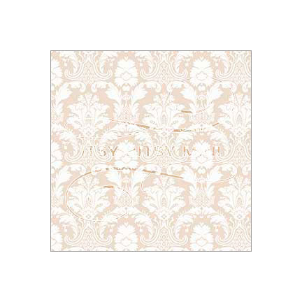 beige damask peel-and-stick miniature dollhouse wallpaper 1:12 scale #color_beige