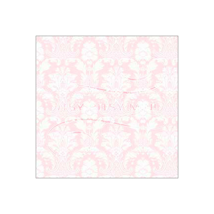pink damask peel-and-stick miniature dollhouse wallpaper 1:12 scale #color_pink