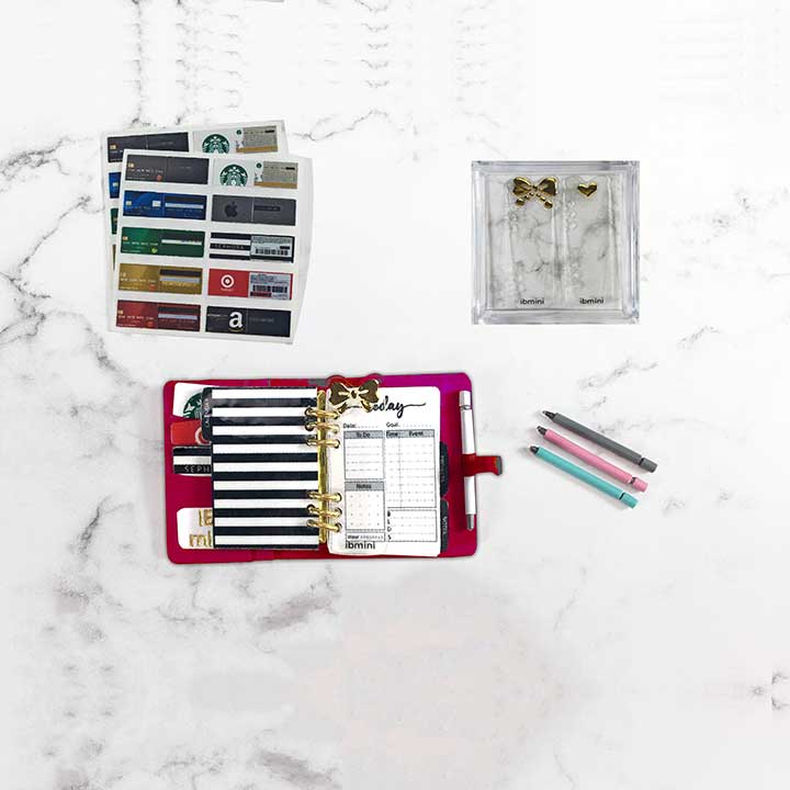 red dollhouse planner bundle#color_red