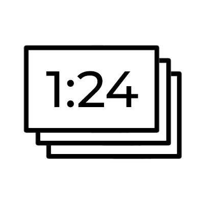 Half Inch Scale Wallpaper - 6 Sheets