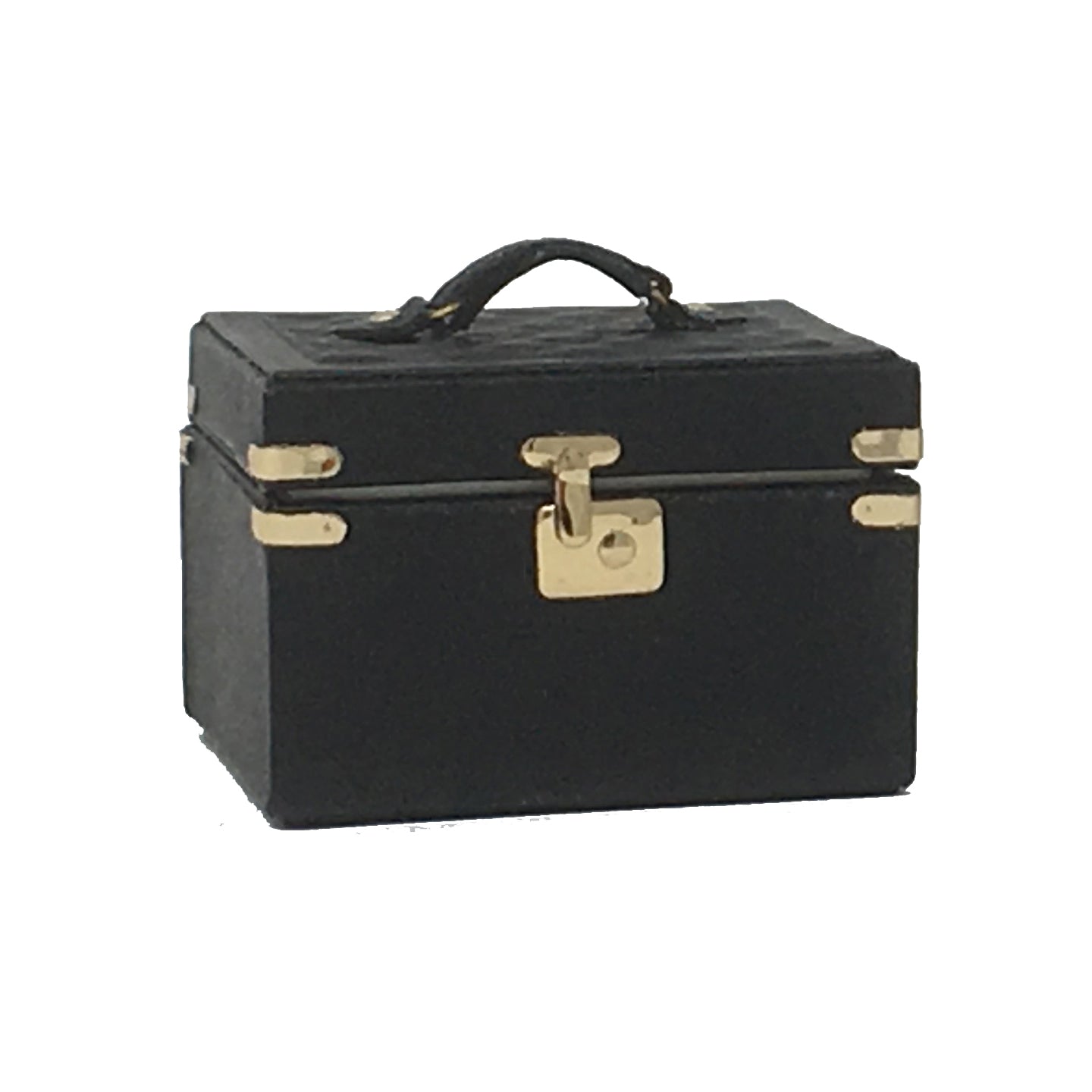 Beauty Cosmetic Train Case Luggage Suitcase Dollhouse Miniature