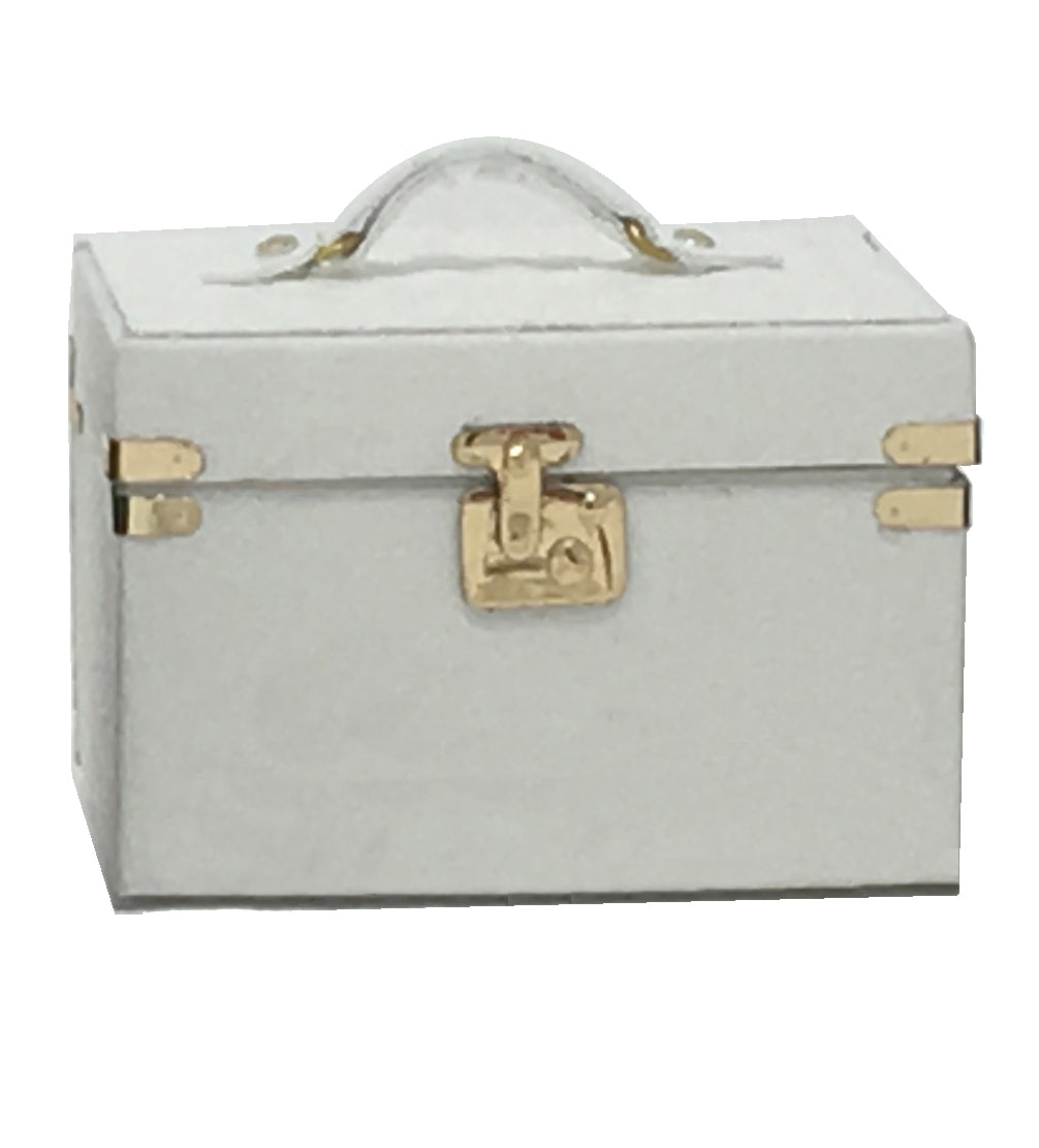 Beauty Cosmetic Train Case Luggage Suitcase Dollhouse Miniature