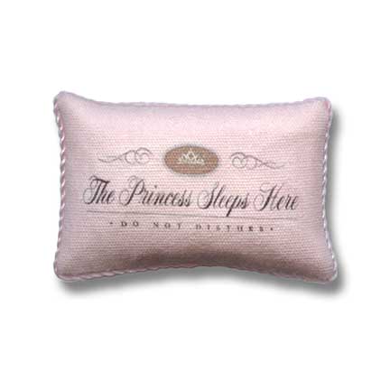 Prince and Princess Pillow - Dollhouse Miniature