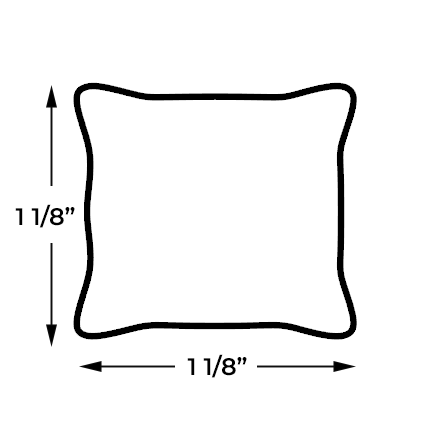 square dollhouse pillow dimensions