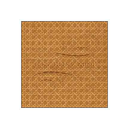 Light brown woven cane dollhouse wallpaper #color_goldenrod