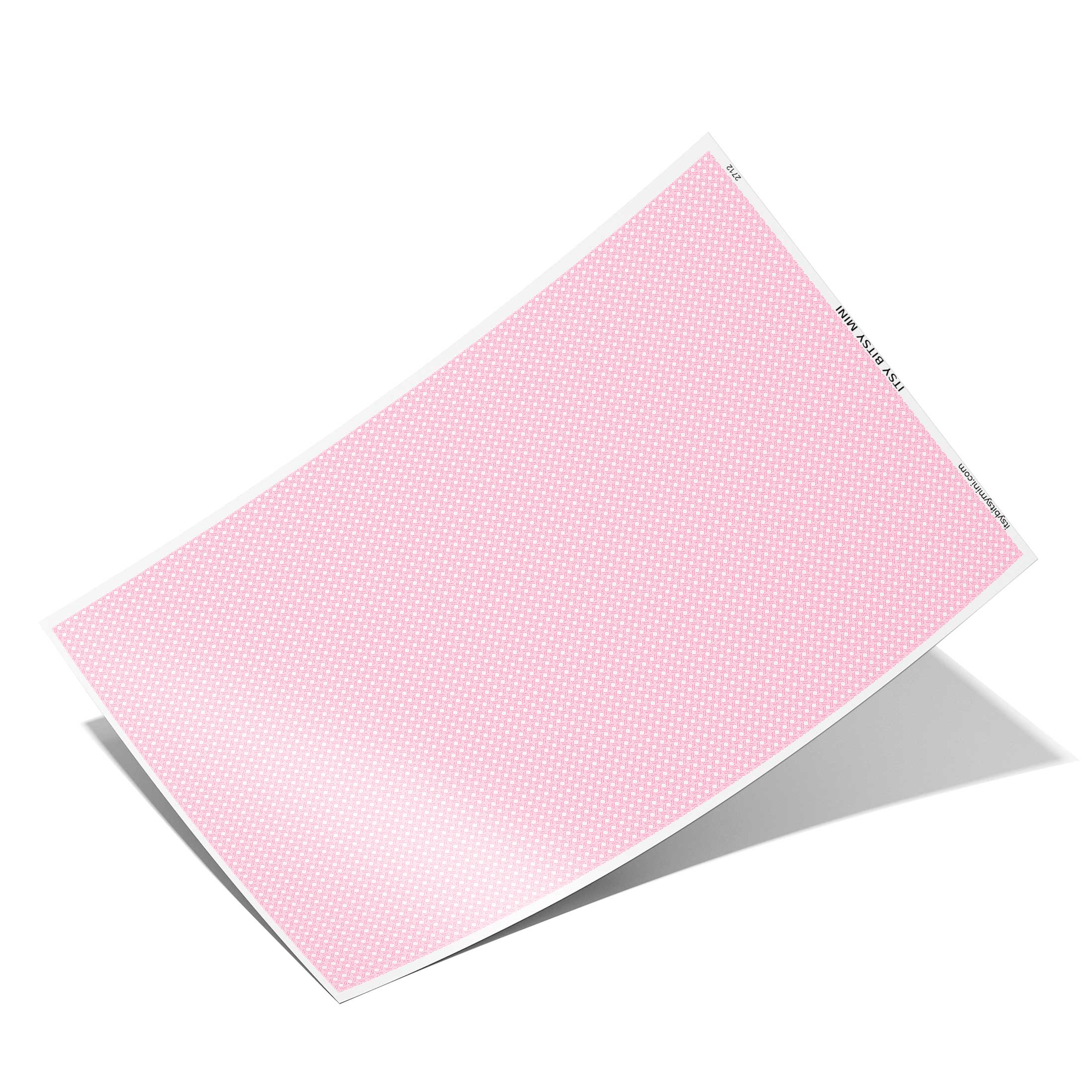 pink cane trellis dollhouse wallpaper full sheet #color_pink