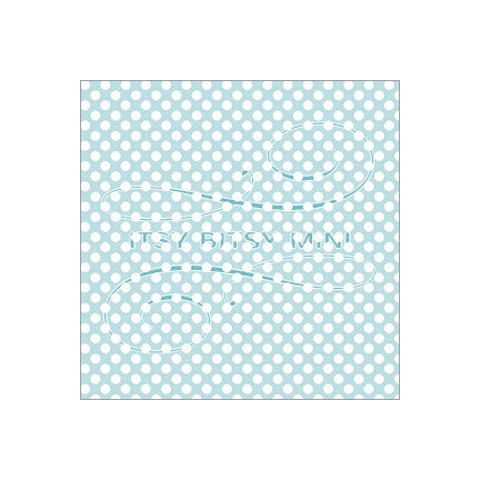 white polka dot on light blue background dollhouse wallpaper #color_lightblue