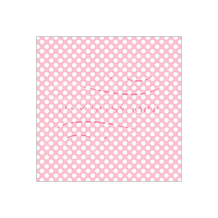 white polka dot on pink background dollhouse wallpaper #color_pink