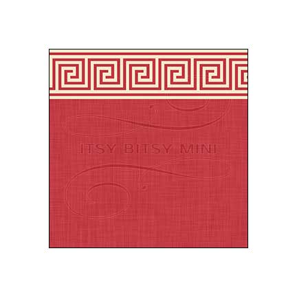 red-greek-key-border-dollhouse-wallpaper #color_red