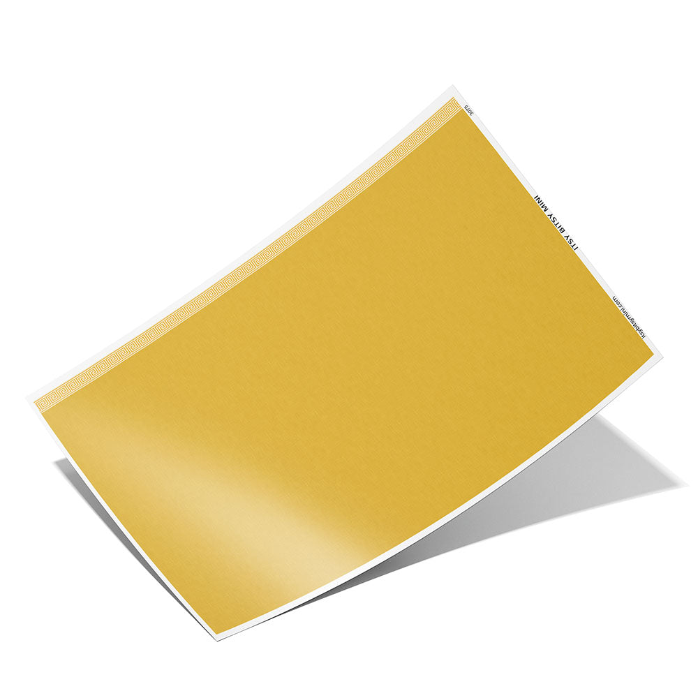 gold-greek-key-border-dollhouse-wallpaper-sheet #color_lightgreen
