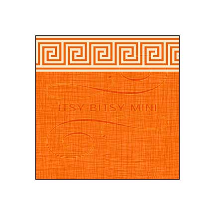 dark-orange-greek-key-border-dollhouse-wallpaper #color_darkorange