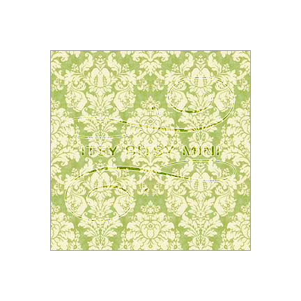 green french damask dollhouse wallpaper #color_lightgreen