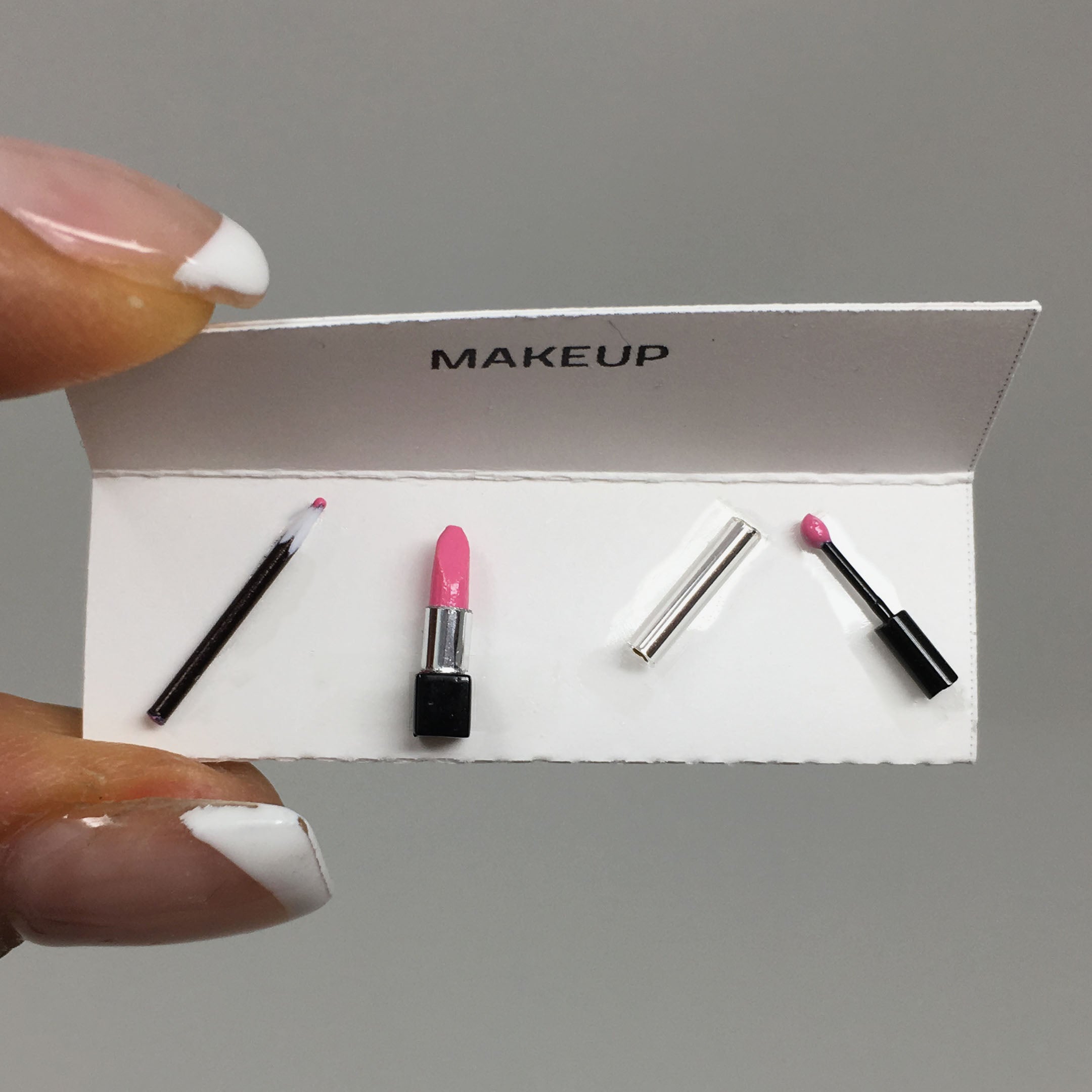 Pink Lipstick Kit Dollhouse Miniature Makeup