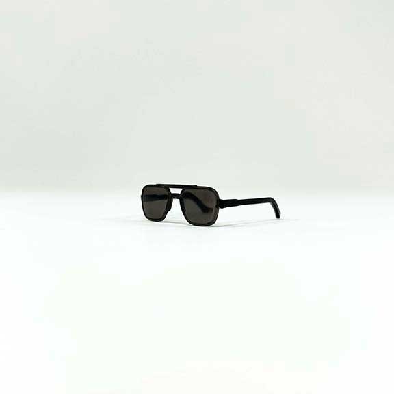 Black Navigator Aviator Sunglasses - 1:6 Scale